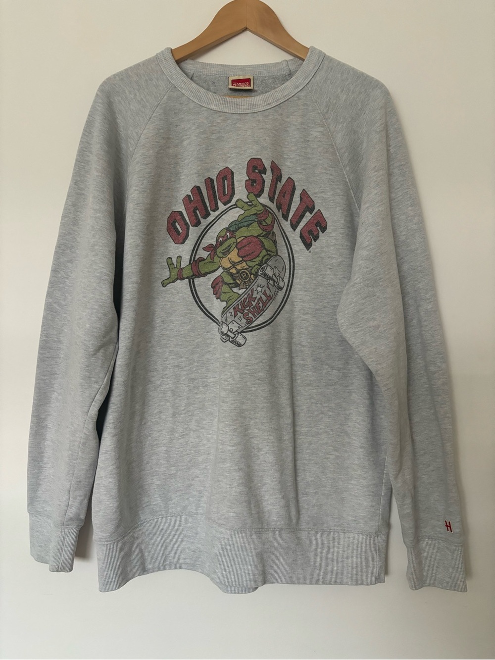 Homage Ohio State x Teenage Mutant Ninja Turtles crewneck sweatshirt